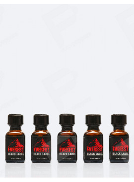 Pack of 5 Everest Black Label Poppers