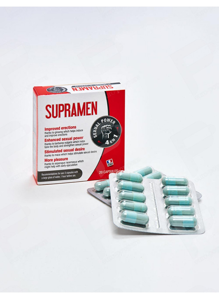 Buy Supramen Sexual Stimulant 20 Tablets 100 Made In France 7632